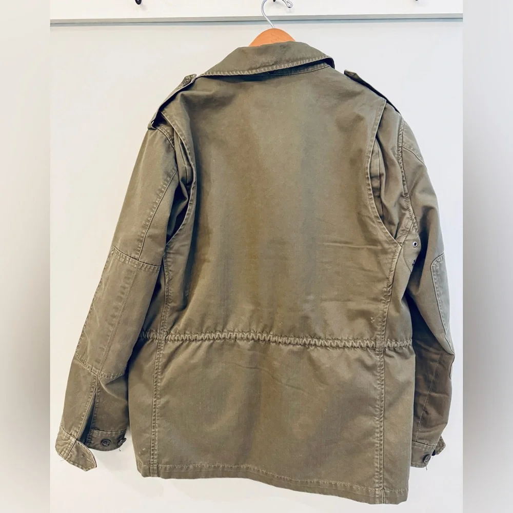 J. Crew Olive Green Field Jacket. Size Large. Excellent condition. - Picture 2 of 5